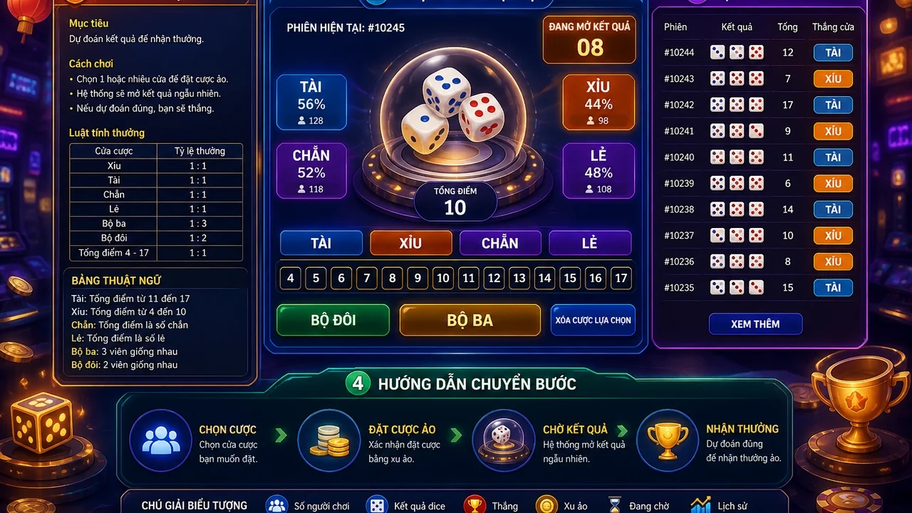 Cách đọc bàn chơi mới: từ điển khu vực lịch sử ván live game qh88