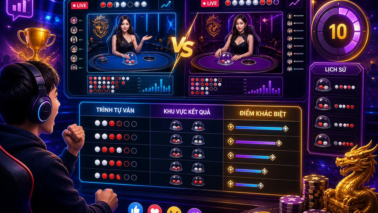 Cẩm nang nhận diện phòng live mới: thuật ngữ phân biệt biến thể live game qh88