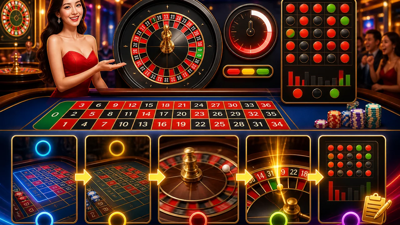 Từ baccarat sang roulette trực tiếp qh88: Lộ trình đọc bàn cho người mới