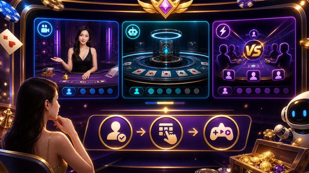 Bắt đầu khám phá trò chơi trực tiếp trên qh88: Lộ trình quan sát ba bước cho người mới