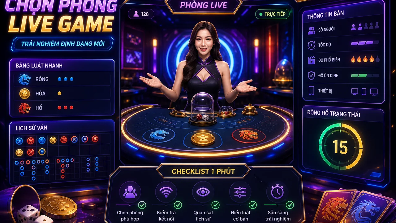 Chọn phòng hợp gu trước khi xem: checklist qh88 trong một phút