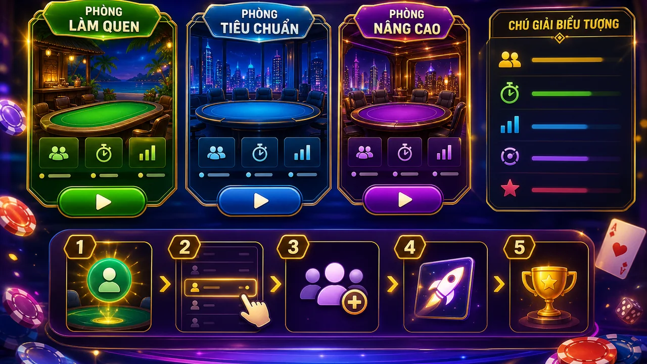 Cách đọc nhãn phòng mới: thuật ngữ phân loại phòng live game qh88 cho người mới