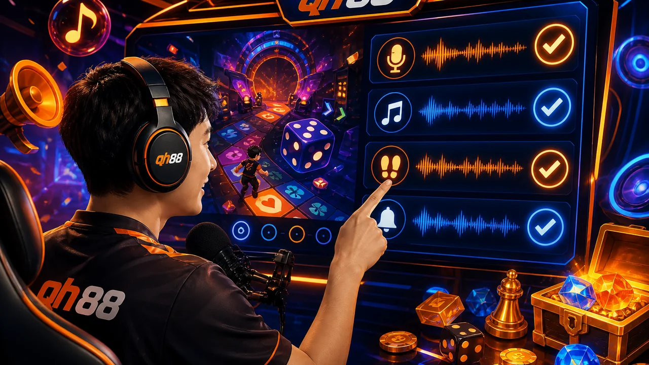 Nghe thử bốn lớp trước khi đổi phòng: checklist âm thanh khi chọn live game mới trên qh88