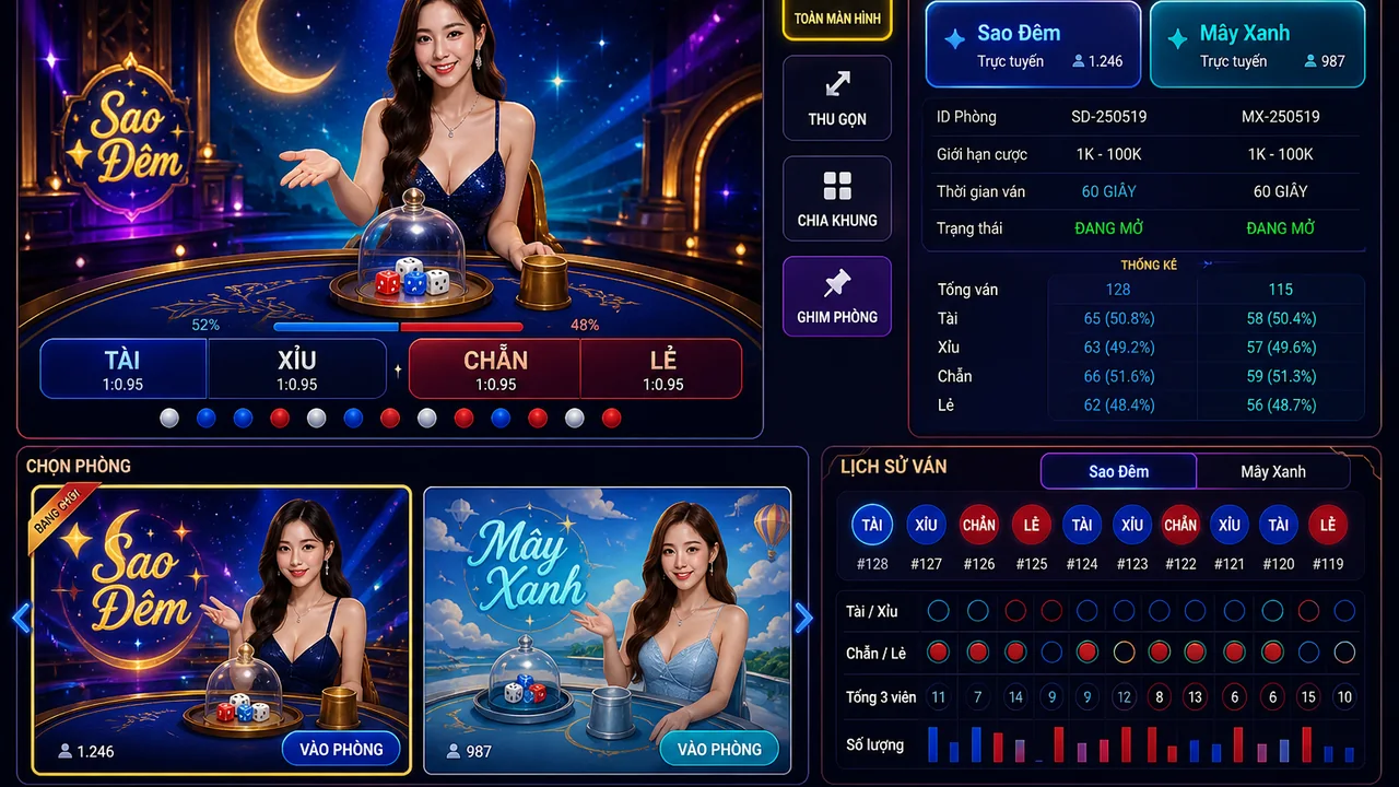 Đọc giao diện trò chơi trực tiếp dễ hơn: thuật ngữ chế độ xem live game qh88 dễ hiểu