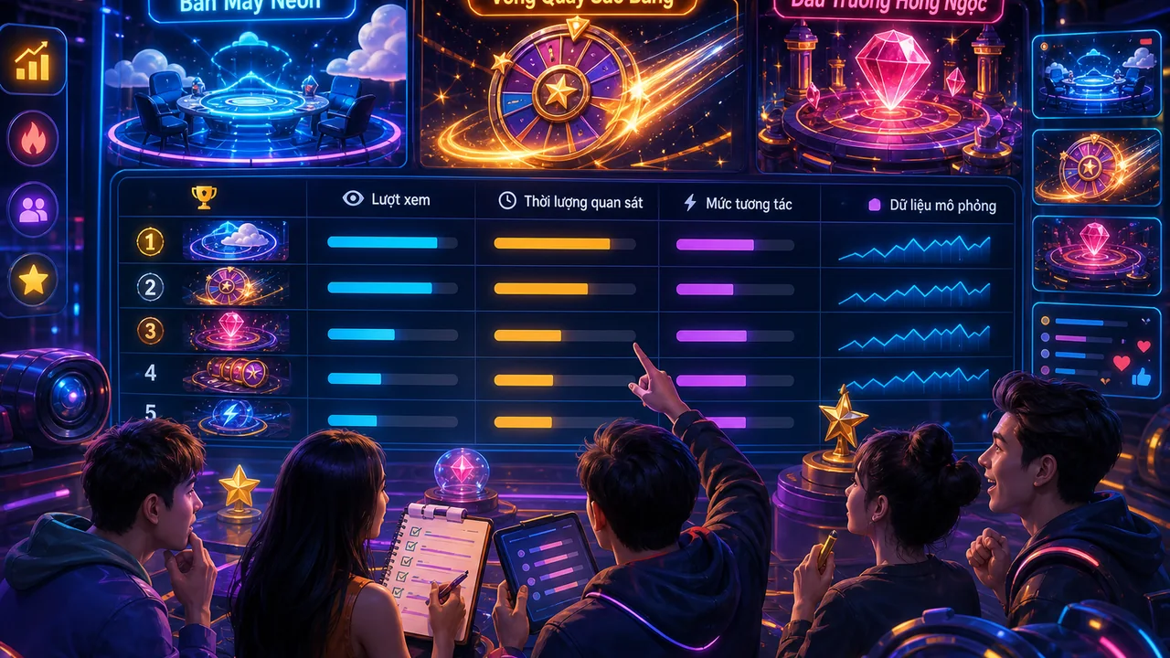 Chọn phòng live game dễ theo dõi: bảng xếp hạng được quan tâm trên qh88